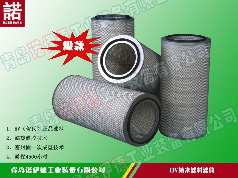 Nanometer filter cartridge
